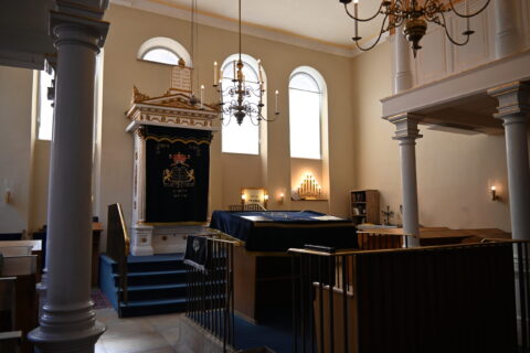 Interior of the Fürth Synagogue Photo: Denise Scheuerer