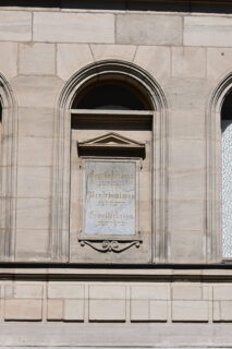 Memorial plaque in Hallemannstraße. Photo: Denise Scheuerer