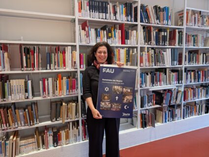 Ms. Eisenstein, Director of the Jewish Museum Franken and a board member of BaFID, is pleased with the Interreligious Calendar.